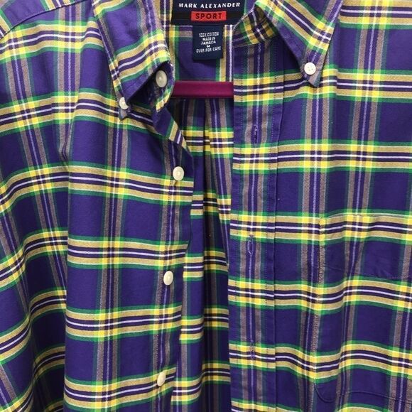 Mark Alexander Purple Plaid Shirt - Picture 3 of 9
